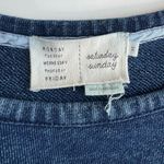 Anthropologie Saturday Sunday Odette Ruffle Sleeve Mini Dress Indigo Size XS Photo 8