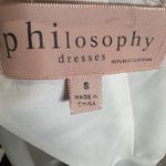 Philosophy Anthropologie  black and white open pleated keyhole back dress small Photo 5