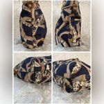 Salvatore Ferragamo Vintage Floral BOHO Printed Gancini 30 Denim Shoulder Bag Photo 3