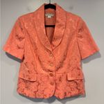 Pendleton Pink floral  short sleeve Suit jacket Photo 0