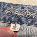 American Eagle  Denim Mini Skirt Size 0 Cotton Photo 2