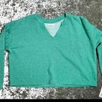 Colsie Cropped Green Sweater Size XL Photo 0