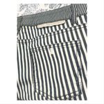 Stella McCartney Blue White Striped Straight Leg Jeans Photo 5