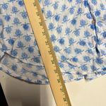Lilly Pulitzer Sea View blue and white turtle Linen Toe To Toe Shirt Size medium Photo 8