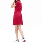 Lacoste made in Peru slim fit polo mini dress in fuchsia Photo 6