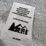 REI Elements E1 Women's Softshell Hooded Jacket Gray‎ Beige Waterproof Medium M Tan Photo 3