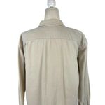 American Eagle Vintage 80s Outfitters Beige Button Fron Lightweight Shacket S Photo 6