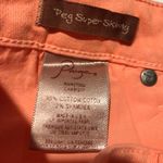 Paige Citrus Peach Peg Super Skinny Jean Photo 3