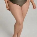 Good American Reversible Good Waist Cheeky Bottom 5 2XL High Shine Sage Photo 1