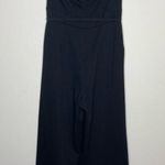 HAVE Jumpsuit Sleeveless Black Belted Wide Leg Pant Size Large Photo 1