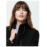 J.Crew Cocoon Italian Stadium-Cloth Wool Coat Size 8 Photo 2