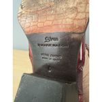 Mark Nason Red Leather Boots Womens 6 Ankle Roses Rocker Vero Cuoio Italy Boho Photo 11