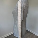 Sonoma Gray White Striped Henley Lace Sleeve Long Sleeve Top S Elena Gilbert Y2K Photo 2