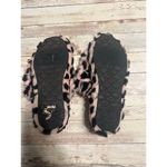 UGG  Fluff Yeah Leopard Slippers Women's Size 5.5 6 Kids 4 Fluffy Pink Black Photo 8