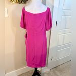 Maeve NWT Raspberry Resort Puff Sleeve Tie Waist Dress Women’s Size 14 Photo 4