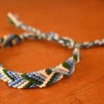 Handmade 10/ $25 Bluebell Field Woven Bracelet Photo 0