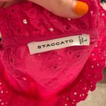 Staccato  Fuchsia Eyelet Ruffle Blouse Photo 4