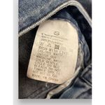 Women’s Denim Trendy High Waist Wide Leg Y2K Jeans Star Patch Pants Sz Small Blue Photo 6