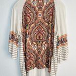 Democracy  - Bohemian Multicolor Patterned Top Sleeve drop neckline Photo 1