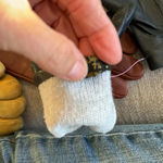 Leather gloves by Superb size 7.5 a luxury leather company in Italy Black Photo 4