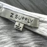 Z Supply Anya Slub Puff Sleeve Long-Sleeve Cotton Shirt V-Neck Small Photo 3