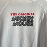 Disney  Sweatshirt Juniors‎ 19 2X White Fleece Mickey Mouse Graphic Sketch Cozy Photo 8
