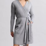 Barefoot Dreams Sz S/M  $128 MSRP NWOT CozyChic Lite® Gray Ribbed Robe Photo 1