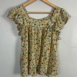 Doen Adeline top in Tasha garden print size medium Yellow Photo 2