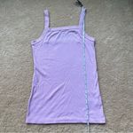 Old Navy  Women’s Orchid Pink Basic Slim Fit Ribbed Tank Top - M - EUC - Stretch Photo 4