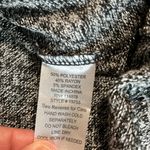 Penelope Project Sweater Heather Black Flowy Bell Waterfall Sleeves Choker Neck Size XS Photo 12