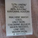 Loft Ann Taylor  Tropical Floral Coral Pink Linen Pleated Full Skirt Size Large L Photo 3