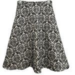 Gianni Bini  Skirt French Damask Warm Jacquard Pockets XS 2 Woven Aline Photo 0