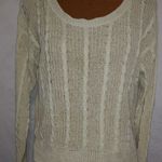 Forever 21 Forever XXI M Creme Loose Knit Sweater Photo 0
