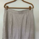 Banana Republic  Hayden Wide Leg Linen Pull On Pant Womens Large Photo 6