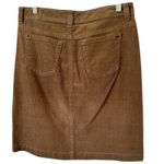 Bass Brown Corduroy Knee Length Pencil Skirt Light Brown Size 2 Photo 1