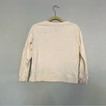Ralph Lauren Lauren Cream Eyelet Crewneck Sweater Size S Photo 5