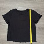 Forever 21 Black Short Sleeve Women's Top Photo 2