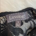 Luxology  White and Black Lace Blouse Small Photo 6