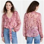 MISA Los Angeles 💕💕  Ceyla Top ~ Cristobal Mirror Floral Print Small Photo 1
