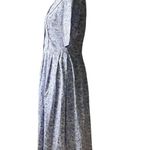 Laura Ashley  80’s Vintage Blue Floral Midi Dress Size Small / Vintage 10 NWOT Photo 57