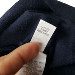 J. Jill Knit Sweater Large Petite Navy Blue 3/4 Sleeve V Photo 4