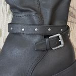 Naturalizer Soul Knee Boot Vikki Black Buckle 7 WC Wide Calf Photo 5