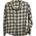 Carhartt  Shirt‎ Women's Size Medium Rugged Flex Hamilton button Down Plaid Gray Photo 0