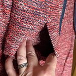 Comptoir Des Cotonniers Red & Blue Midi Dress Blazer Set Sz Small / Medium 2 Pc Photo 8