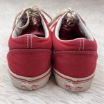 Vans Old Skool Red White Lace Up Sneakers Unisex Men’s 6.5, Women’s 8 Photo 6