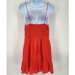 Urban Outfitters Red Cut-Out Corset Mini Dress Women's Size Medium Photo 2