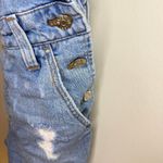 Madewell  size two 2 distressed denim overalls Photo 4