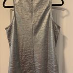 Calvin Klein Metallic Silver Tank Style Top Size Medium Photo 3