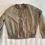 CLEO apparel army green bomber jacket Size 1X Photo 0