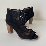 EUC‎ | Report women’s cutout mesh lace up heels — size 8 Black Photo 0